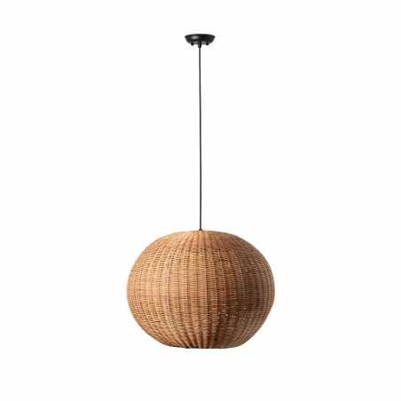 Lampe de plafond en acier E27 noir PARENTY