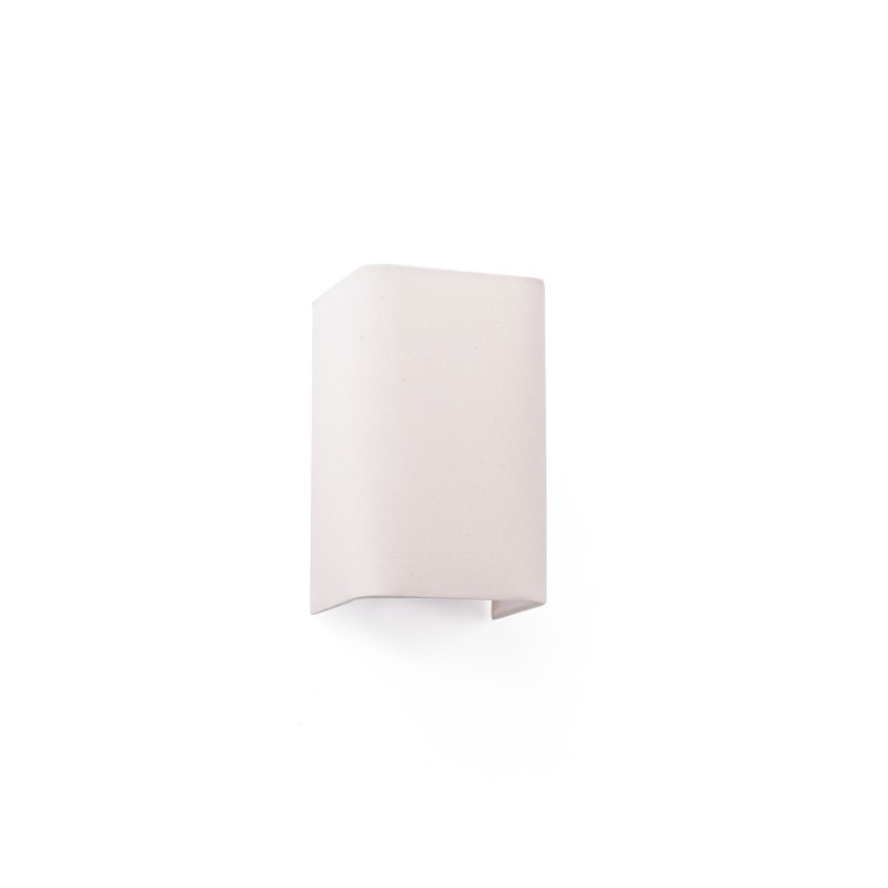 Lampe murale en acier E27 blanc mat CORROY