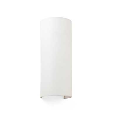 Applique murale en acier E27 blanc mat RIGARDA