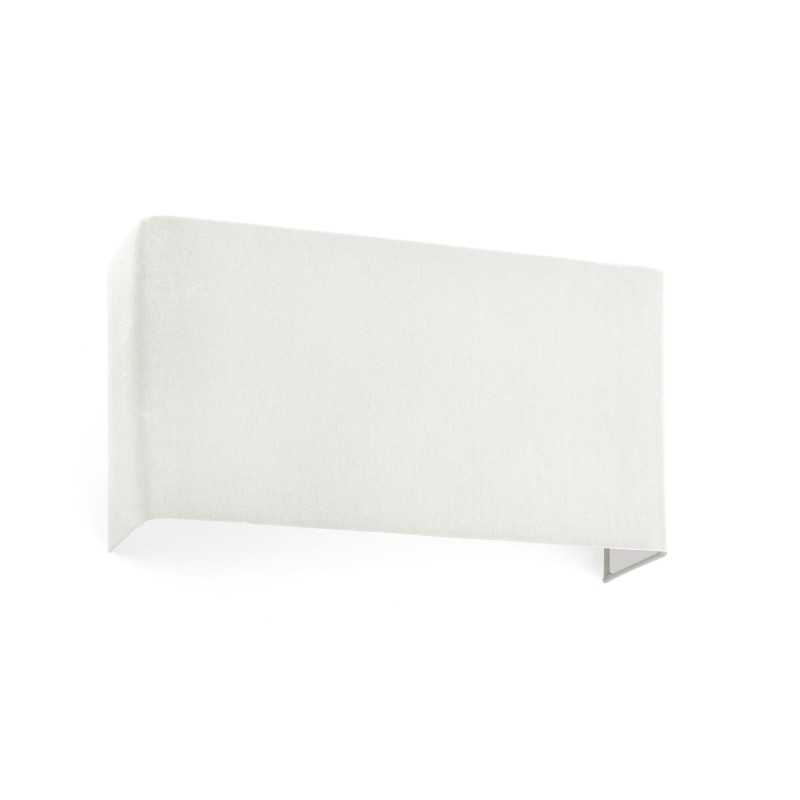 Applique murale en acier E27 blanc mat BEAUVAL