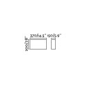 Applique murale en acier E27 blanc mat LICHOS