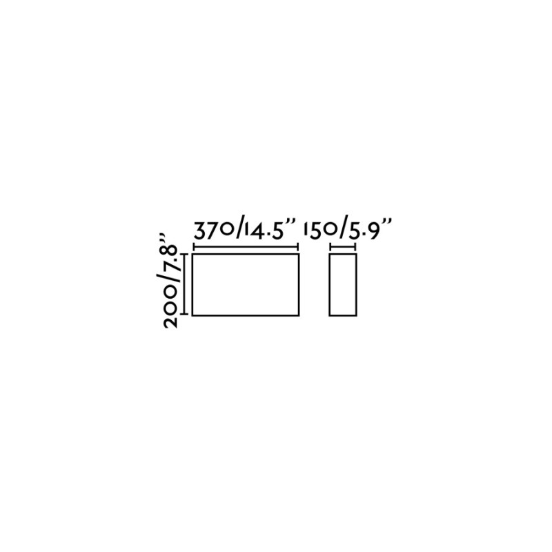 Applique murale en acier E27 blanc mat VINDECY