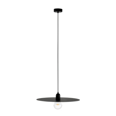 Lampe plafond acier E27 noir mat SANZAY