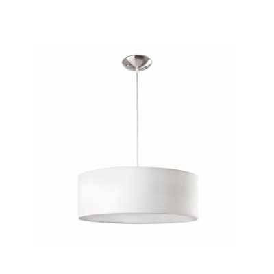 Suspension en acier E27 blanc ROGNON