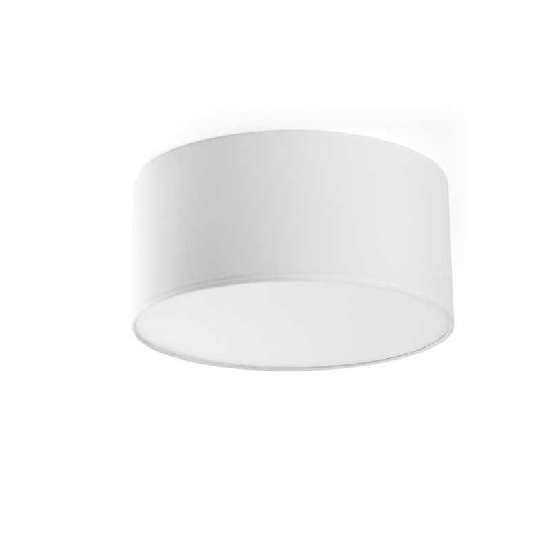 Suspension en acier E27 blanc mat ARMANCE