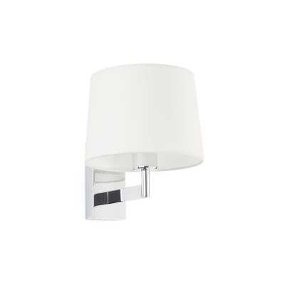 Applique murale en acier E27 en chrome brillant TARSAC