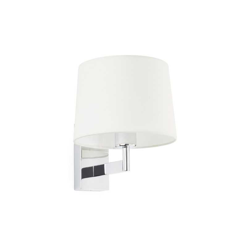 Applique murale en acier E27 en chrome brillant TARSAC