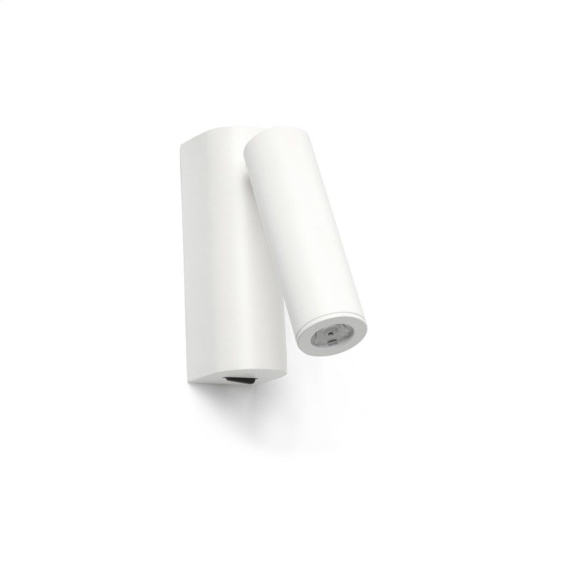 Lampe mur acier LED intégré blanc SALIERS