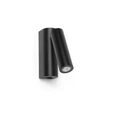 Lampe mur acier LED intégré noir BELLOY