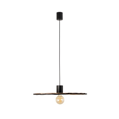 Lampe de plafond en acier E27 noir mat ARVIERE