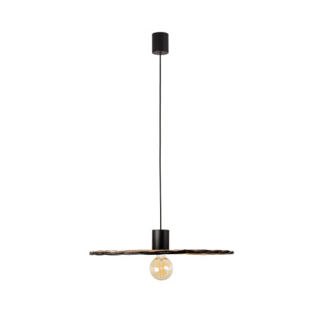 Lampe de plafond en acier E27 noir mat ARVIERE