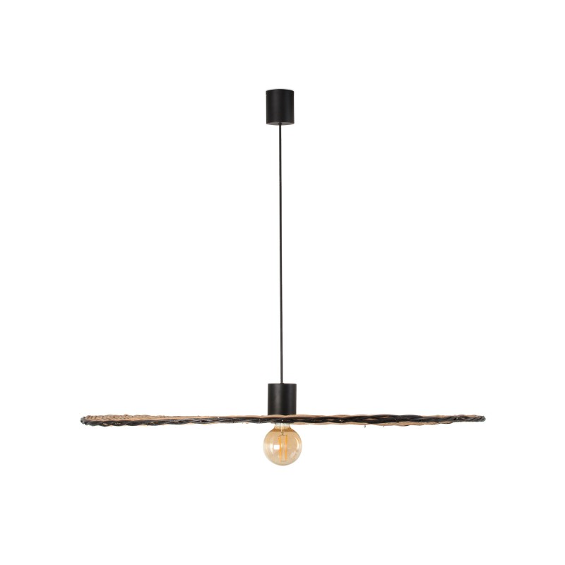 Lampe de plafond en acier E27 noir mat MAGRIN