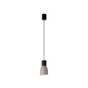 Lampe plafond acier E27 noir mat HUMBERT