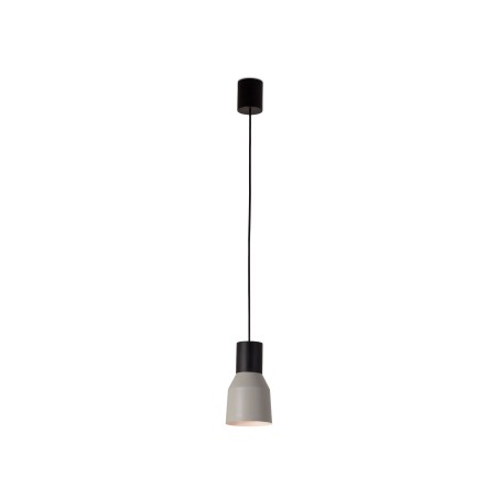 Lampe plafond acier E27 noir mat HUMBERT