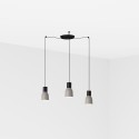 Lampe plafond acier E27 noir mat BLAGNAC