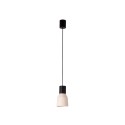 Lampe plafond acier E27 noir mat CORLIER
