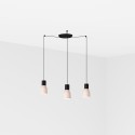 Lampe plafond acier E27 noir mat THURINS