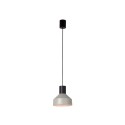 Lampe plafond acier E27 noir mat BOUZAIS