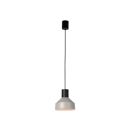 Lampe plafond acier E27 noir mat BOUZAIS