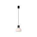 Lampe plafond acier E27 noir mat SEMAREY