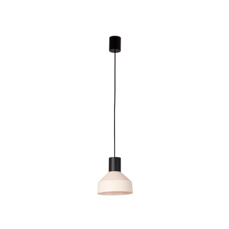 Lampe plafond acier E27 noir mat SEMAREY