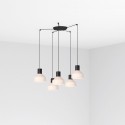 Lampe plafond acier E27 noir mat ANDELAT