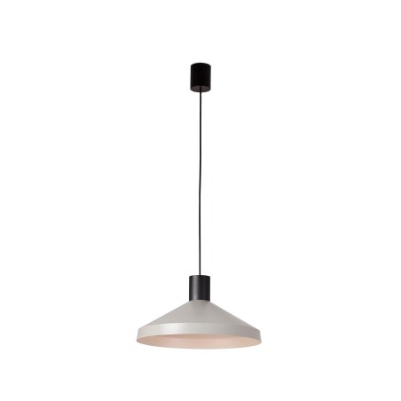 Lampe plafond acier E27 noir mat AUDRIEU