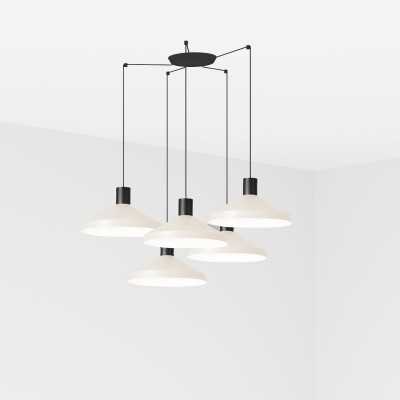 Lampe plafond acier E27 noir mat TAYBOSC
