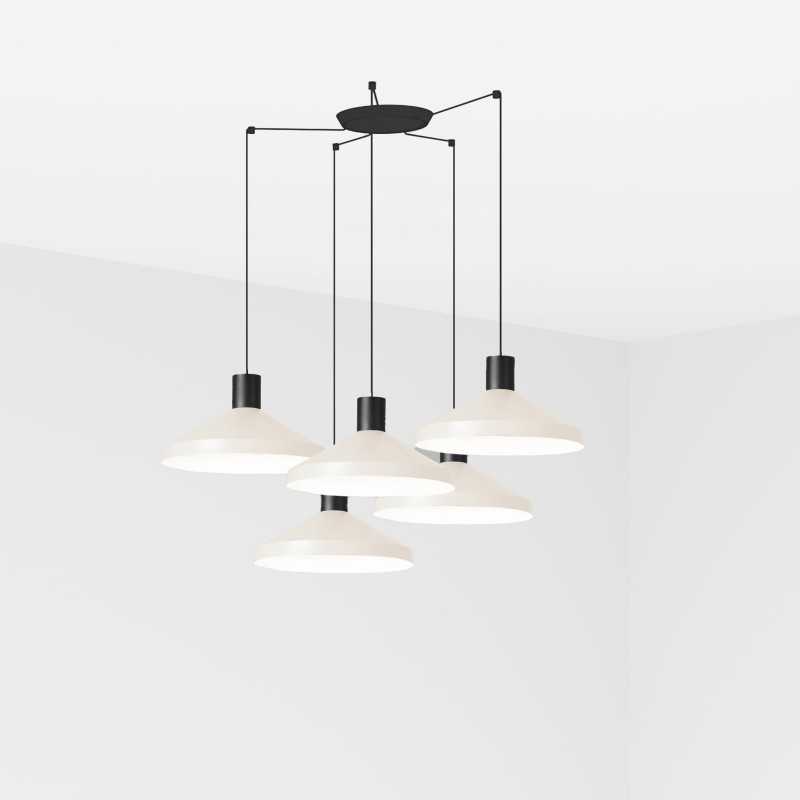 Lampe plafond acier E27 noir mat TAYBOSC