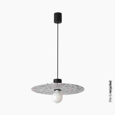 Lampe de plafond en aluminium E27 noir mat PLANFOY