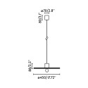 Lampe de plafond en aluminium E27 noir mat PLANFOY