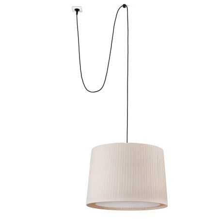 Lampe de plafond en acier E27 beige LA FAYE