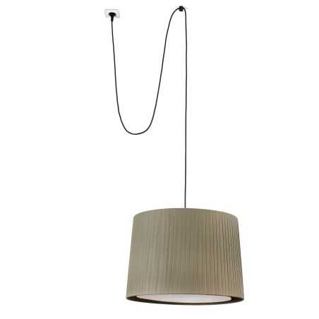 Lampe de plafond en acier E27 vert TENISE