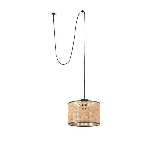 Lampe de plafond en acier E27 noir CLIGNON