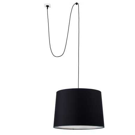Suspension en acier E27 noir GOUZON