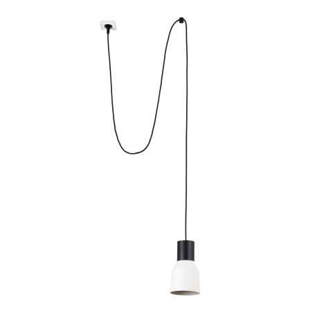 Lampe de plafond en acier E27 noir SANNES