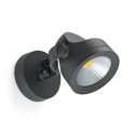 Lampe mur aluminium LED intégré gris MURES