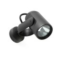 Lampe mur aluminium LED intégré noir MORGANX