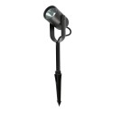 Lampe sol aluminium LED intégré noir PALLUEL