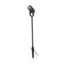 Lampe sol aluminium LED intégré noir BOURECQ