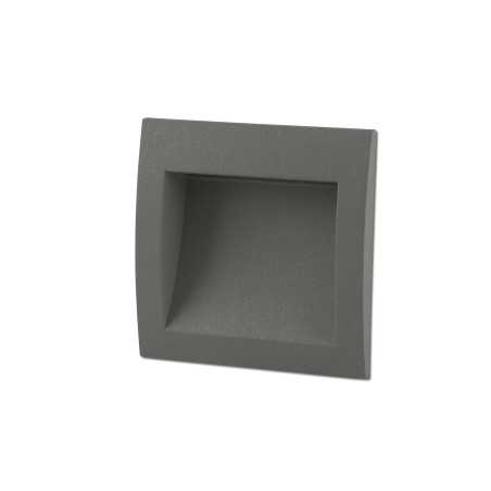 Lampe mur aluminium LED intégré gris DUCLAIR
