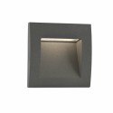Lampe mur aluminium LED intégré gris CHALUS