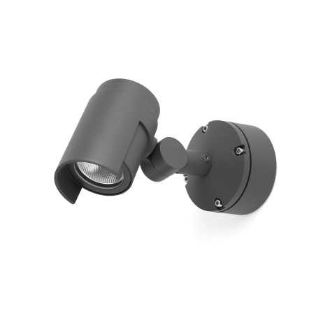 Lampe mur aluminium LED intégré gris BOUCAU