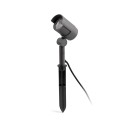 Lampe sol aluminium LED intégré gris GIMONT
