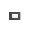 Lampe mur aluminium LED intégré gris AUTRANS