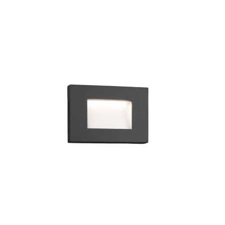 Lampe mur aluminium LED intégré gris AUTRANS