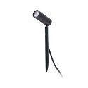 Lampe sol aluminium LED intégré noir mat MORTREE