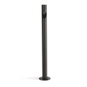Lampe sol aluminium LED intégré noir mat ARBIZON
