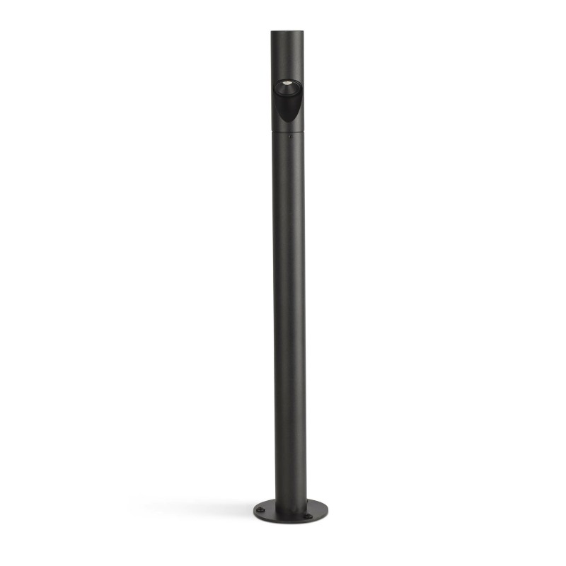 Lampe sol aluminium LED intégré noir mat ARBIZON