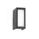 Lampe mur aluminium LED intégré gris CAPVERN